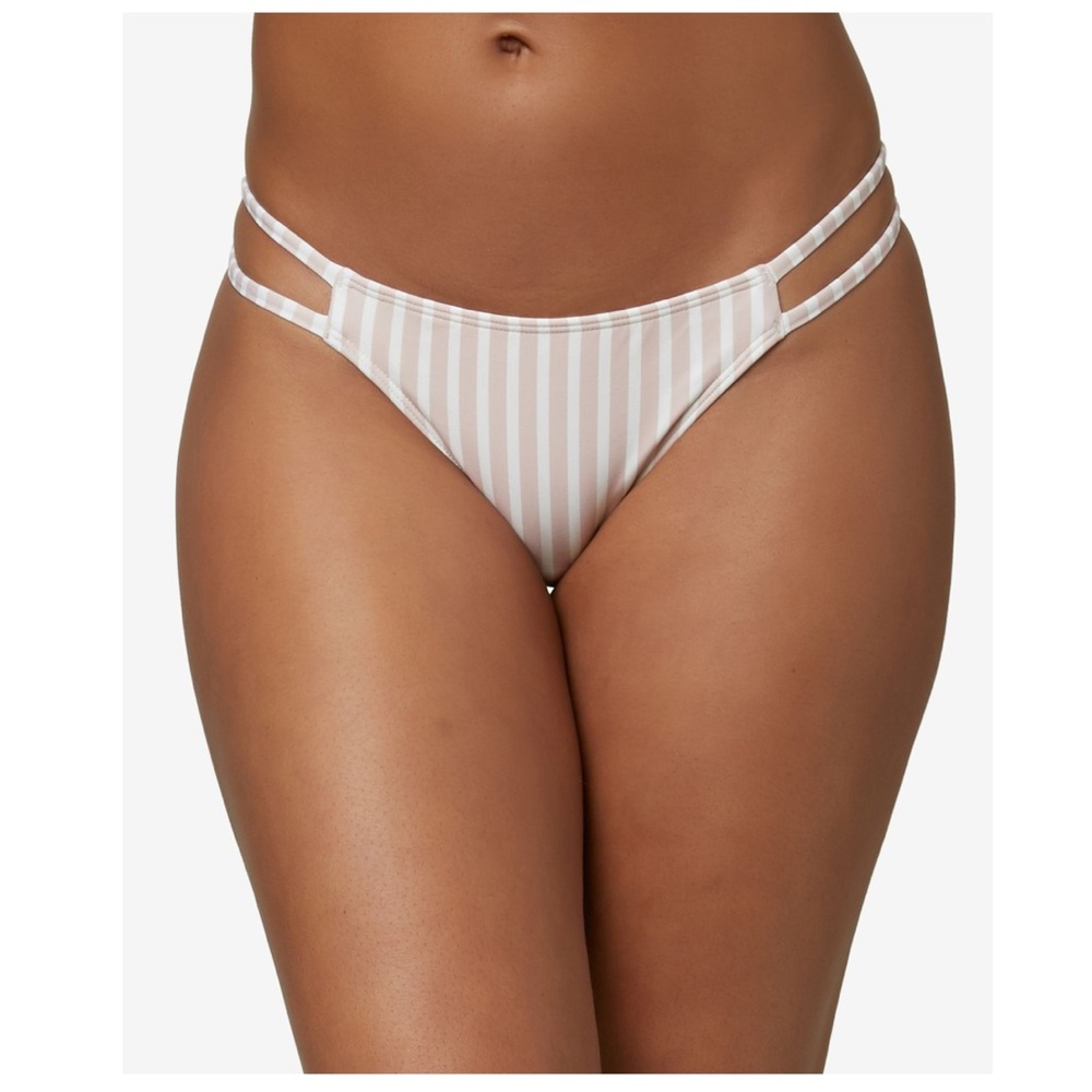 O’Neill  Juniors Cardiff Lillia Striped Cheeky Bikini Bottom Size XL